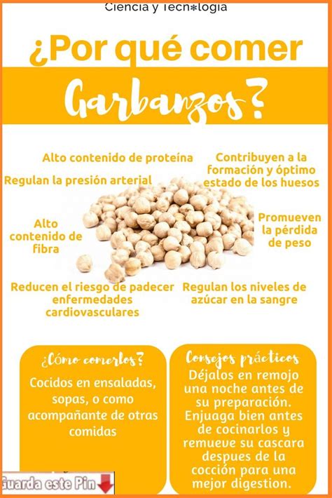 Infografía sobre los beneficios de los garbanzos para el corazón