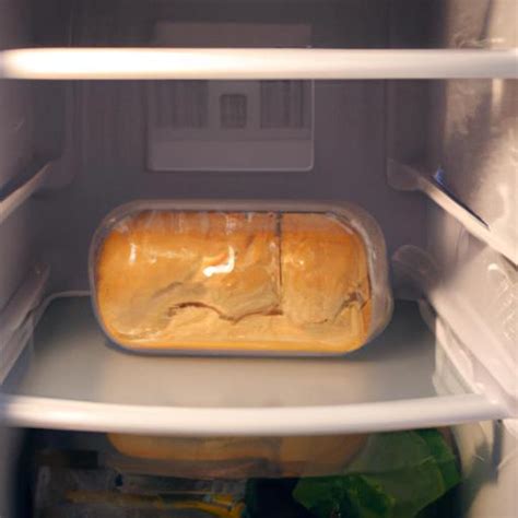 Pastel descongelándose lentamente en el refrigerador