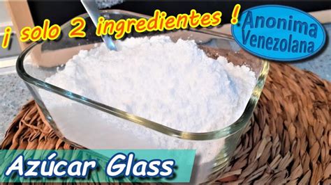 Infografía mostrando el proceso de hacer azúcar glas casero con una licuadora