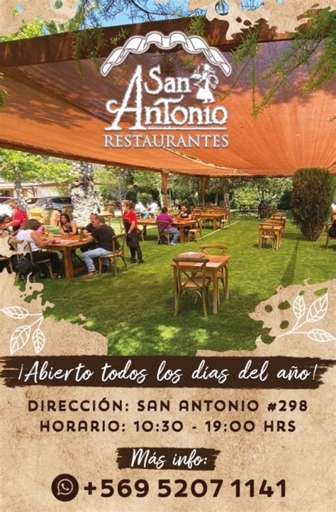 Fachada del Restaurante San Antonio en Pomaire, destacando su ambiente acogedor.