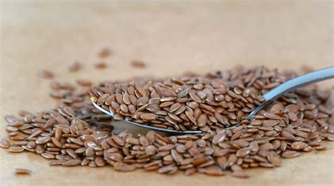 Foto de semillas de linaza o lino