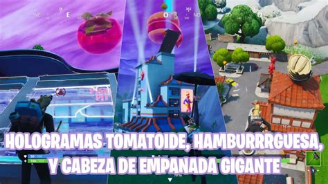 Holograma de Hamburrrguesa en Neopicados en Fortnite