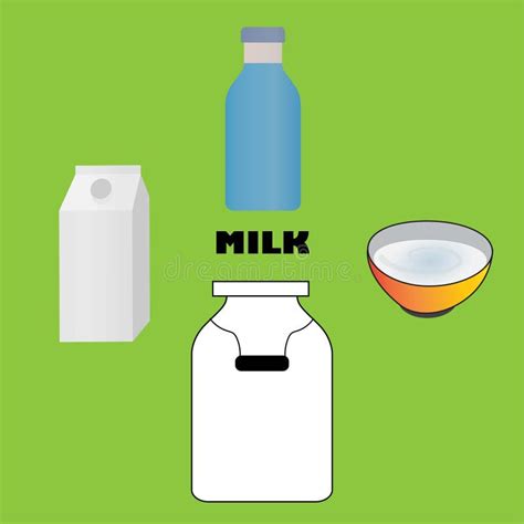 ilustración de un cabrito y un recipiente de leche