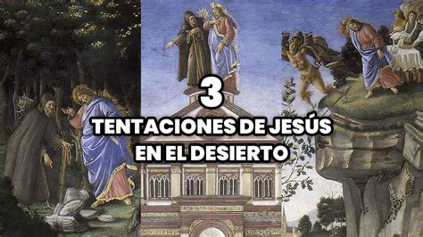 Representación de la tercera tentación de Jesús en un monte alto, mostrando los reinos del mundo
