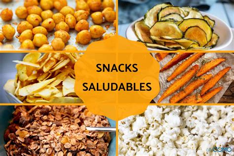 Bandeja con una selección de snacks saludables y fáciles de transportar, como frutos secos y galletas de avena