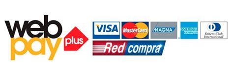 Iconos de métodos de pago chilenos como WebPay, Servipag, BancoEstado