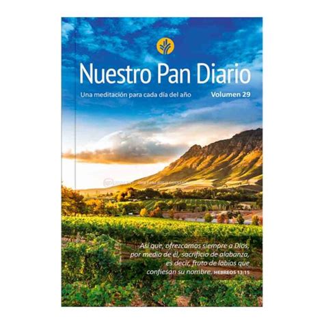 Logotipo de Nuestro Pan Diario y personas leyendo la Biblia