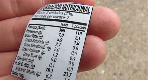 Foto de cerca de una etiqueta de ingredientes de un producto industrial