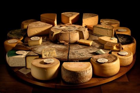 Variedad de quesos turcos frescos y curados