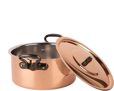 Olla de cobre sin revestir ideal para mermelada