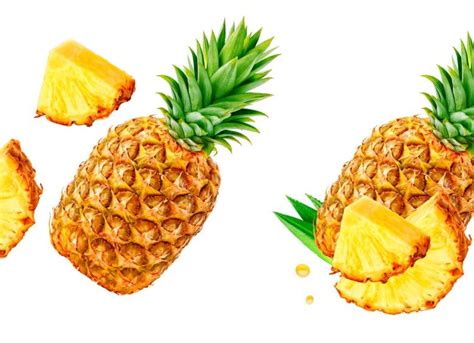 Foto: Cómo probar la madurez de una piña tirando de una hoja central de la corona