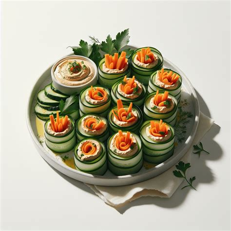 Variado rollo vegetariano con aguacate, pepino y zanahoria