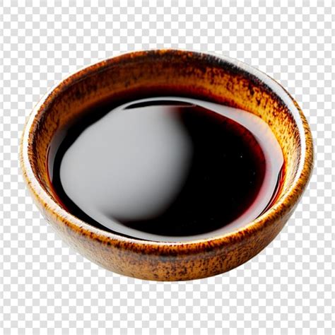 Cuenco con salsa de soja