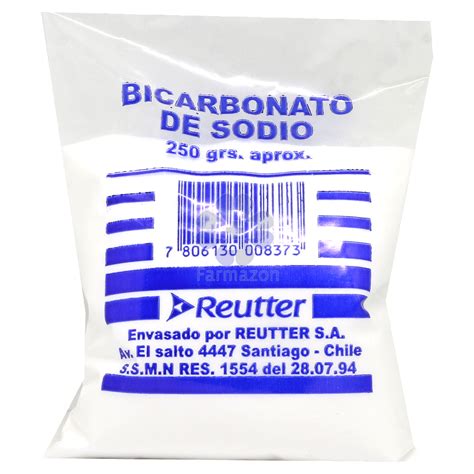 Bolsa de bicarbonato de sodio y cuchara