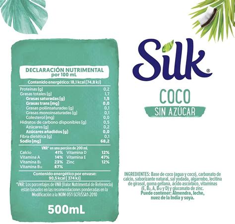 Tabla nutricional comparativa: Arroz, Frijoles y Leche de Coco.