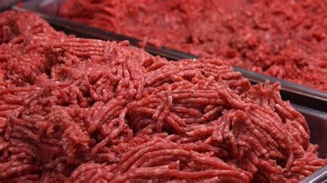 imagen de carne picada con bicarbonato o panko para hamburguesas