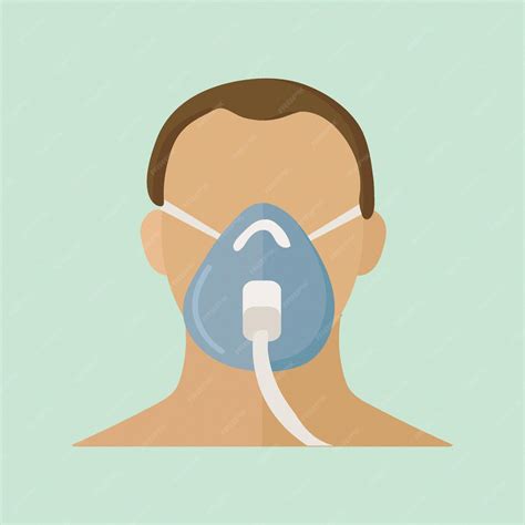 Ilustración de una persona aplicando una máscara de oxígeno a sí misma antes de ayudar a otra