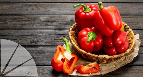 Pimientos rojos frescos para salsa