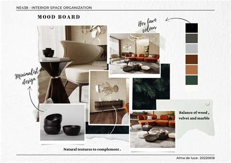 Moodboard con ejemplos de diferentes estilos de diseño para restaurantes de sushi (tradicional, minimalista, fusión)