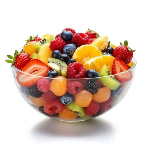 Frutas congeladas variadas en un tazón