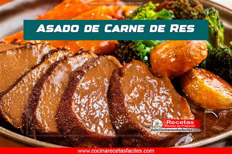 Ilustración de un asado de carne jugoso y dorado al horno, servido con guarniciones.