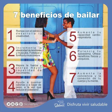 Infografía sobre los beneficios del baile para la salud