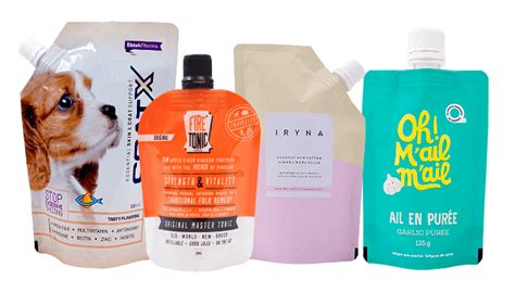 Ejemplos de mermelada en bolsas con boquilla y otros envases innovadores