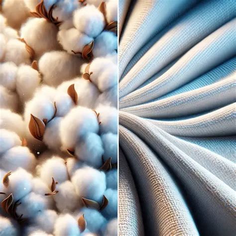 Muestra de texturas de diferentes materiales de delantal: algodón, poliéster, denim y cuero
