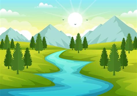 Ilustración de un paisaje de campos de membrillo en San Juan, Argentina