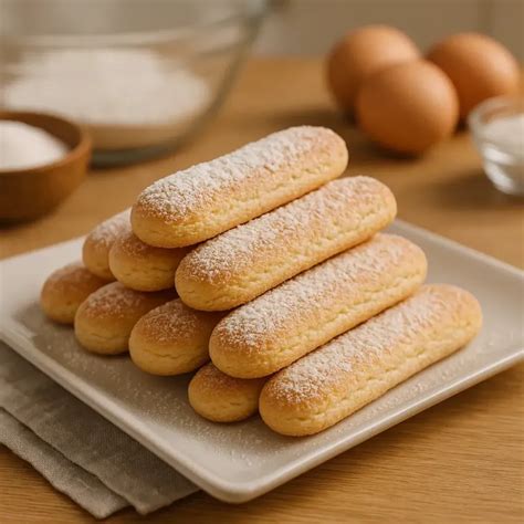 Galletas Savoiardi caseras