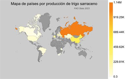 Mapa de producción global de manzanas