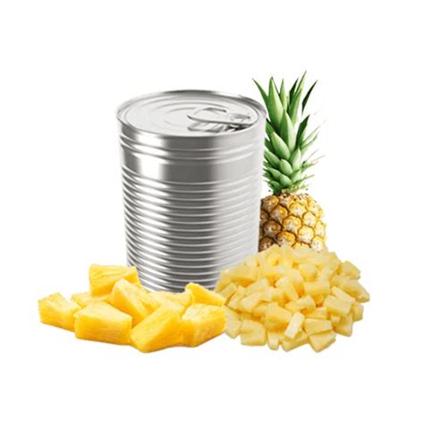 Varias formas de piña: fresca, enlatada, jugo