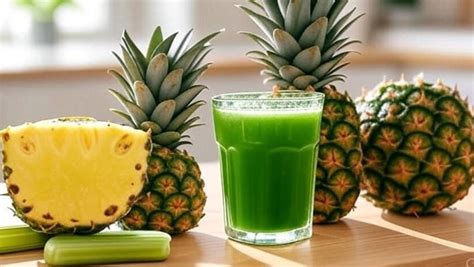 Esquema nutricional mostrando los beneficios de la combinación de nopal, piña, apio y naranja