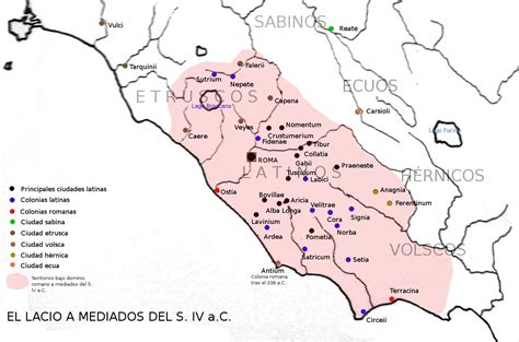 Infografía o mapa mostrando la región de Lacio y los Apeninos