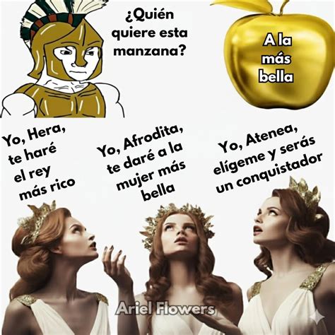 Ilustración de Helena de Troya con una manzana dorada