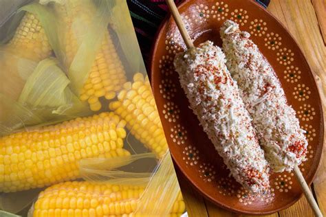 Foto de elotes cocidos tradicionalmente con tequesquite, mostrando su textura suave y color amarillo