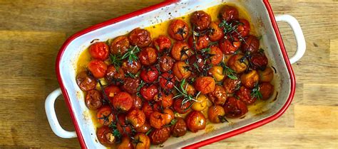 Tomates cherry asados
