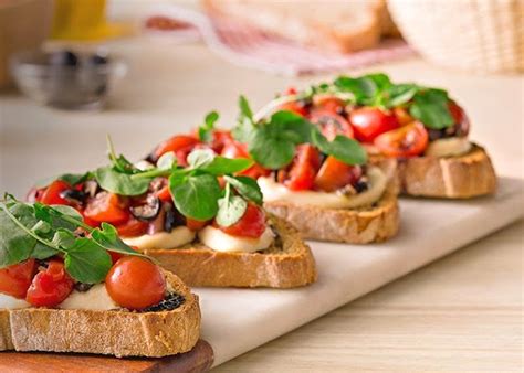 Mezcla de acompañamiento para las bruschettas