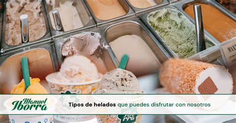 Infografía que muestra la clasificación de los helados según su composición: lácteos, sorbetes y helados de agua.
