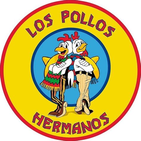 Colección de merchandising (camisetas, gorras) con el logo de Los Pollos Hermanos
