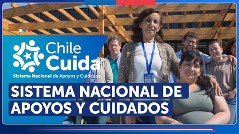 Infografía mostrando la red intersectorial del Sistema Nacional de Apoyos y Cuidados (Chile Cuida)