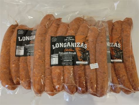 Longanizas de Chillán ahumadas y envasadas al vacío