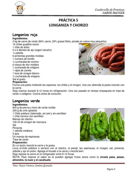 ingredientes típicos para la elaboración de longaniza (carne, especias, ajo, pimentón)
