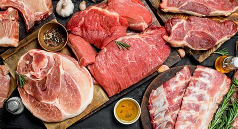Gráfico comparativo del impacto de diferentes tipos de carne en la salud