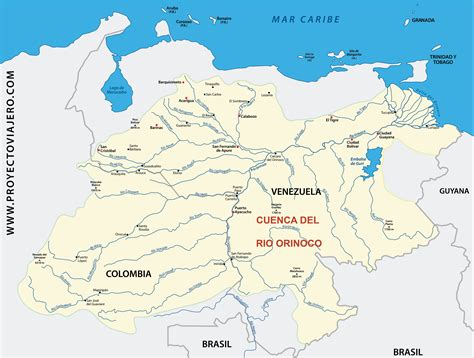 Mapa de los ríos Arauca, Meta y Orinoco y su influencia en la distribución de la arepa