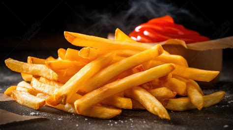 comparación visual de papas fritas vs. papas al horno/freidora de aire