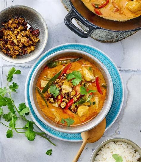 Infografía sobre las especias principales del curry rojo tailandés