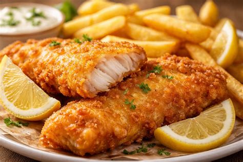 Pescado frito guardado en recipiente hermético en nevera