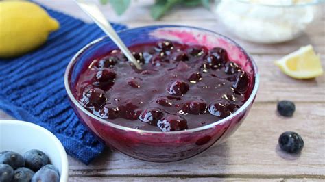 Salsa de arándanos para hamburguesas