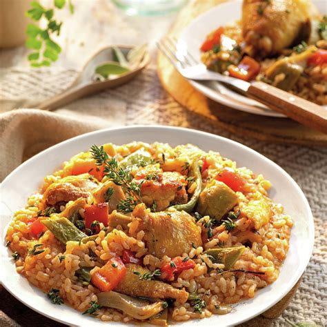 Cazuela de Pollo con Arroz Salvaje y Vegetales